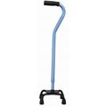 Carex Health Brands Carex Health Brands A74400 Fashion Designer Pattern Quad Cane - Blue Offset A74400